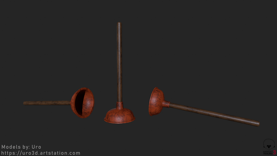 Sink Plunger Render